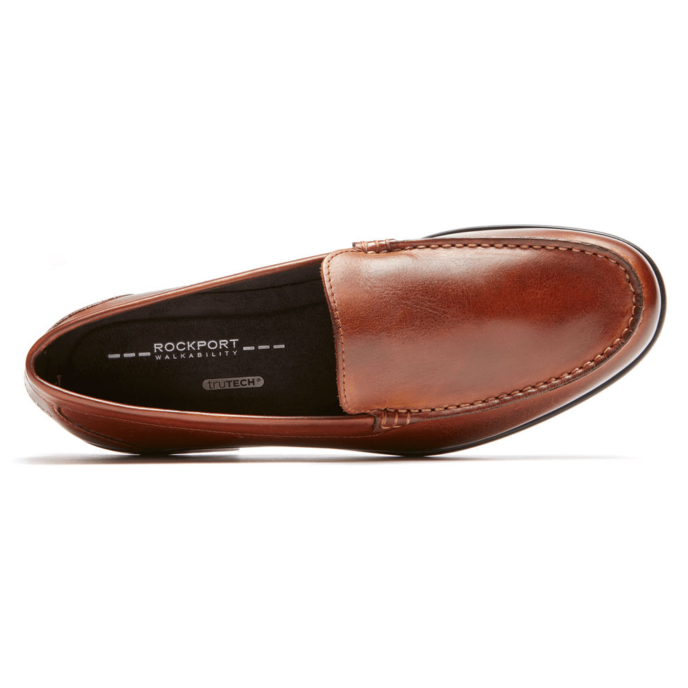 Rockport Singapore Mens Loafers - Classic Venetian Brown - WZ8027365